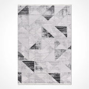 JALURA-Gri/Siyah- Özel Ölçü-Salon,Oturma Odası, Koridor Halısı-Robot Süpürgeye Uyumlu-Kolay Temizlenebilir-Uygun Fiyat