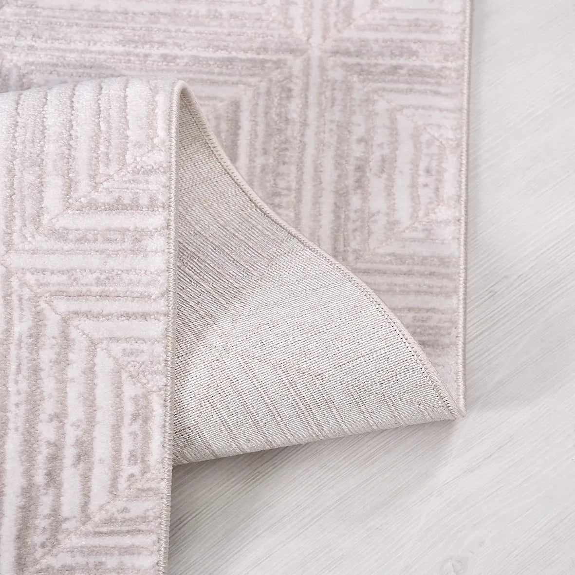 JALURA-Vizon/Beyaz- Özel Ölçü-Salon,Oturma Odası, Koridor Halısı-Robot Süpürgeye Uyumlu-Kolay Temizlenebilir-Uygun Fiyat