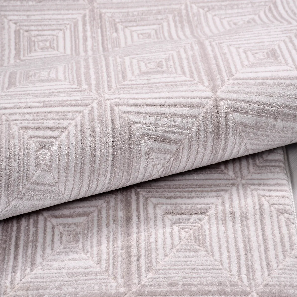 JALURA-Vizon/Beyaz- Özel Ölçü-Salon,Oturma Odası, Koridor Halısı-Robot Süpürgeye Uyumlu-Kolay Temizlenebilir-Uygun Fiyat