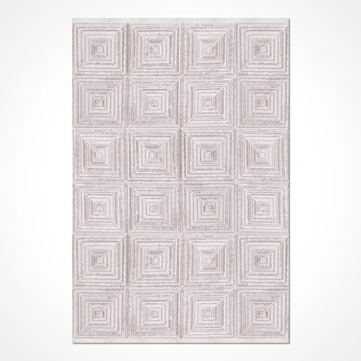 JALURA-Vizon/Beyaz- Özel Ölçü-Salon,Oturma Odası, Koridor Halısı-Robot Süpürgeye Uyumlu-Kolay Temizlenebilir-Uygun Fiyat