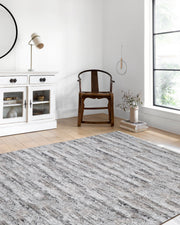 Krem ve Gri Tonlarda Modern Halı