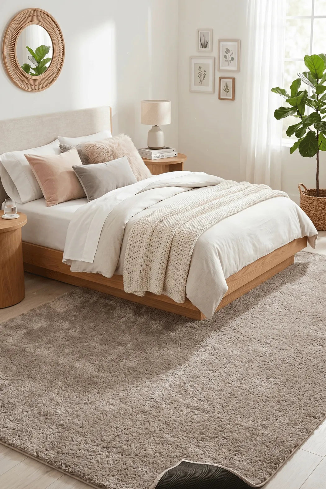 Vizon Yumuşak Peluş Halı