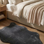 Antrasit Post Şeklinde Peluş Halı - RPPPOST9002