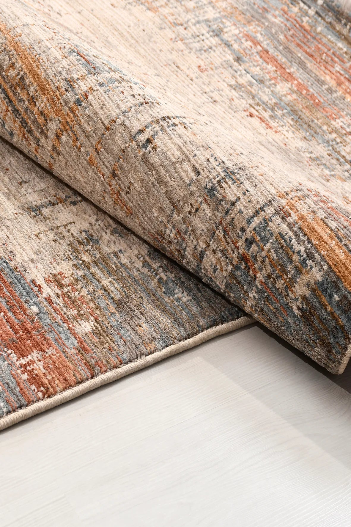 Renkli Soyut Degrade Eskitme Halı