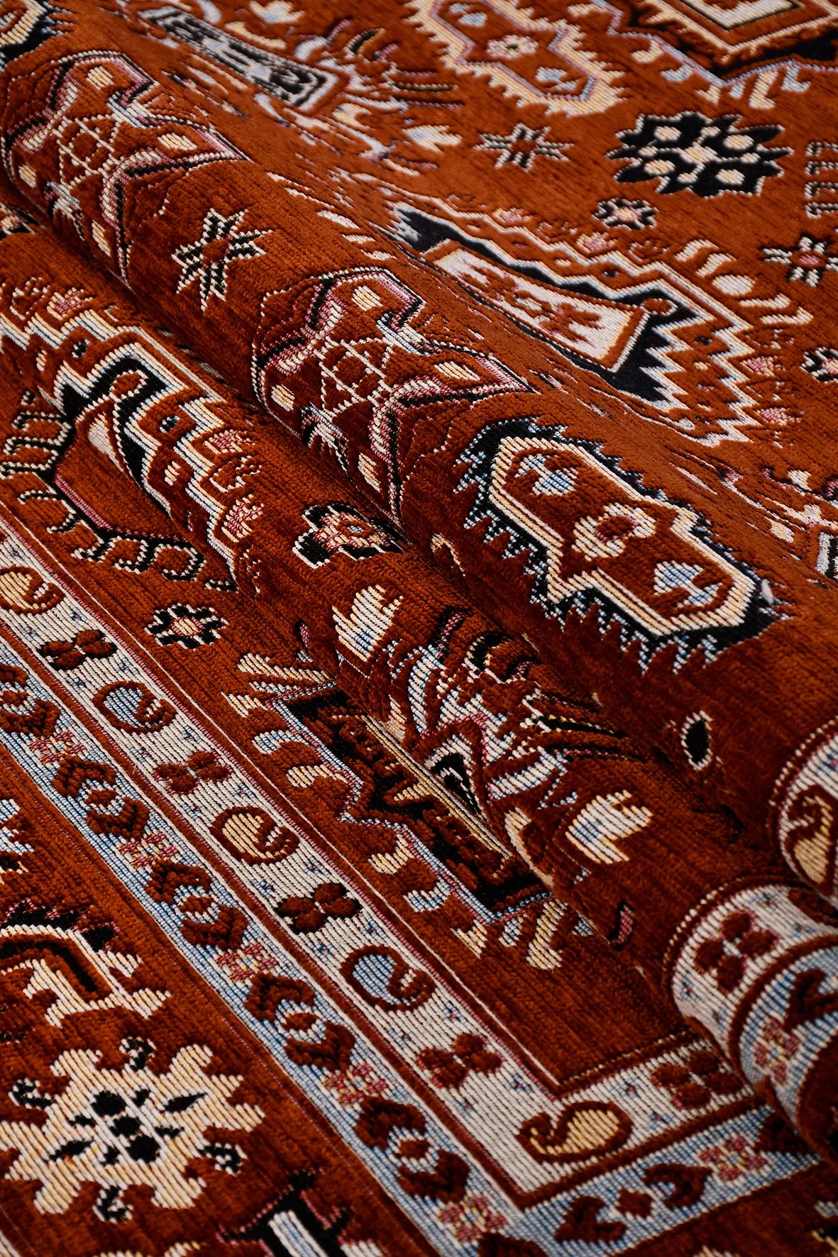 Kiremit Geometrik Motifli Anadolu Kilimi