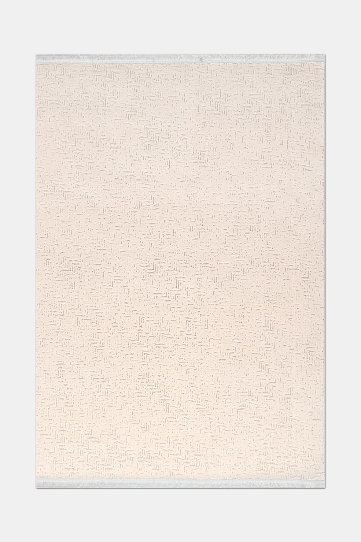 Krem Benekli Dokulu Modern Halı