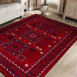 Kırmızı Geleneksel Göbekli Kilim - RPSN03