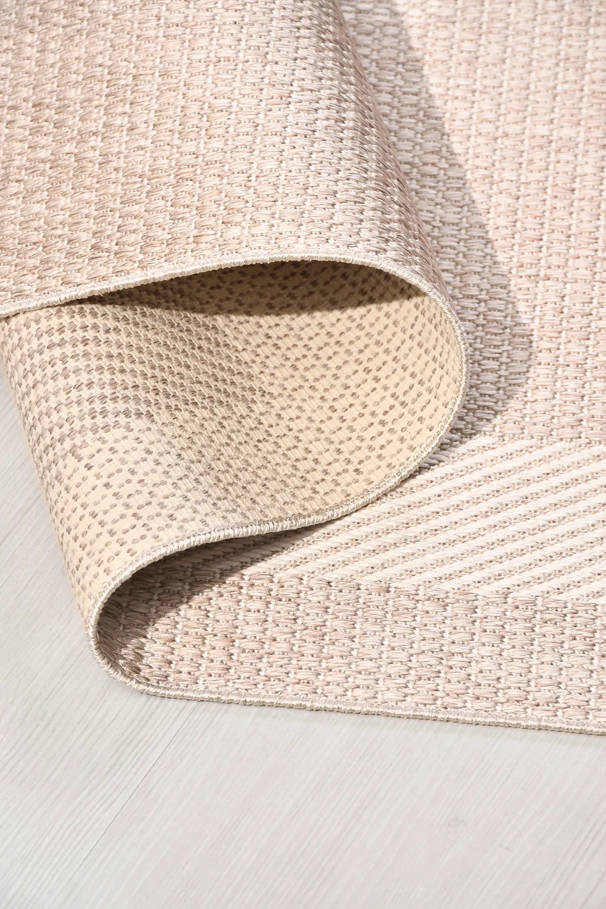 Vizon Sisal Görünümlü Örgü Dokulu Halı