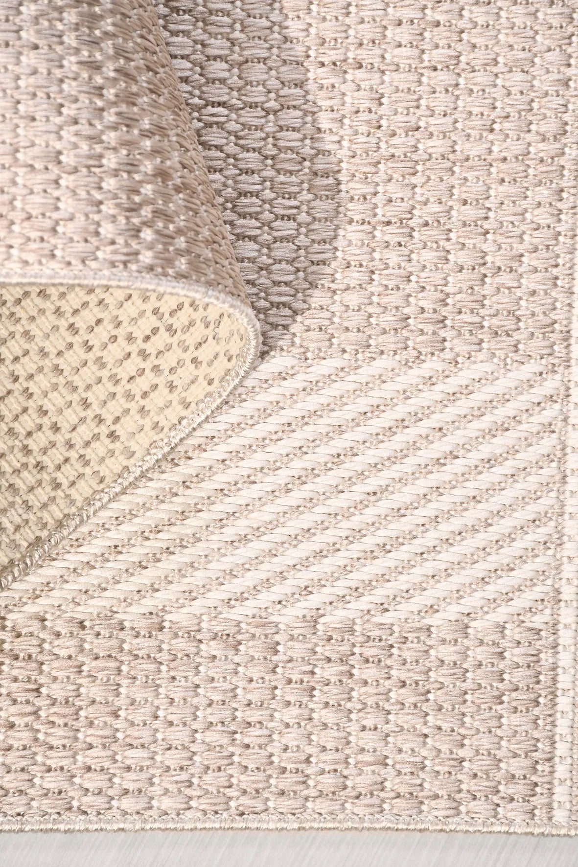 Vizon Sisal Görünümlü Örgü Dokulu Halı