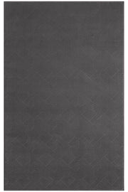 Anthrazitfarbener moderner Teppich mit Zickzack-Chevron-Diamantmuster
