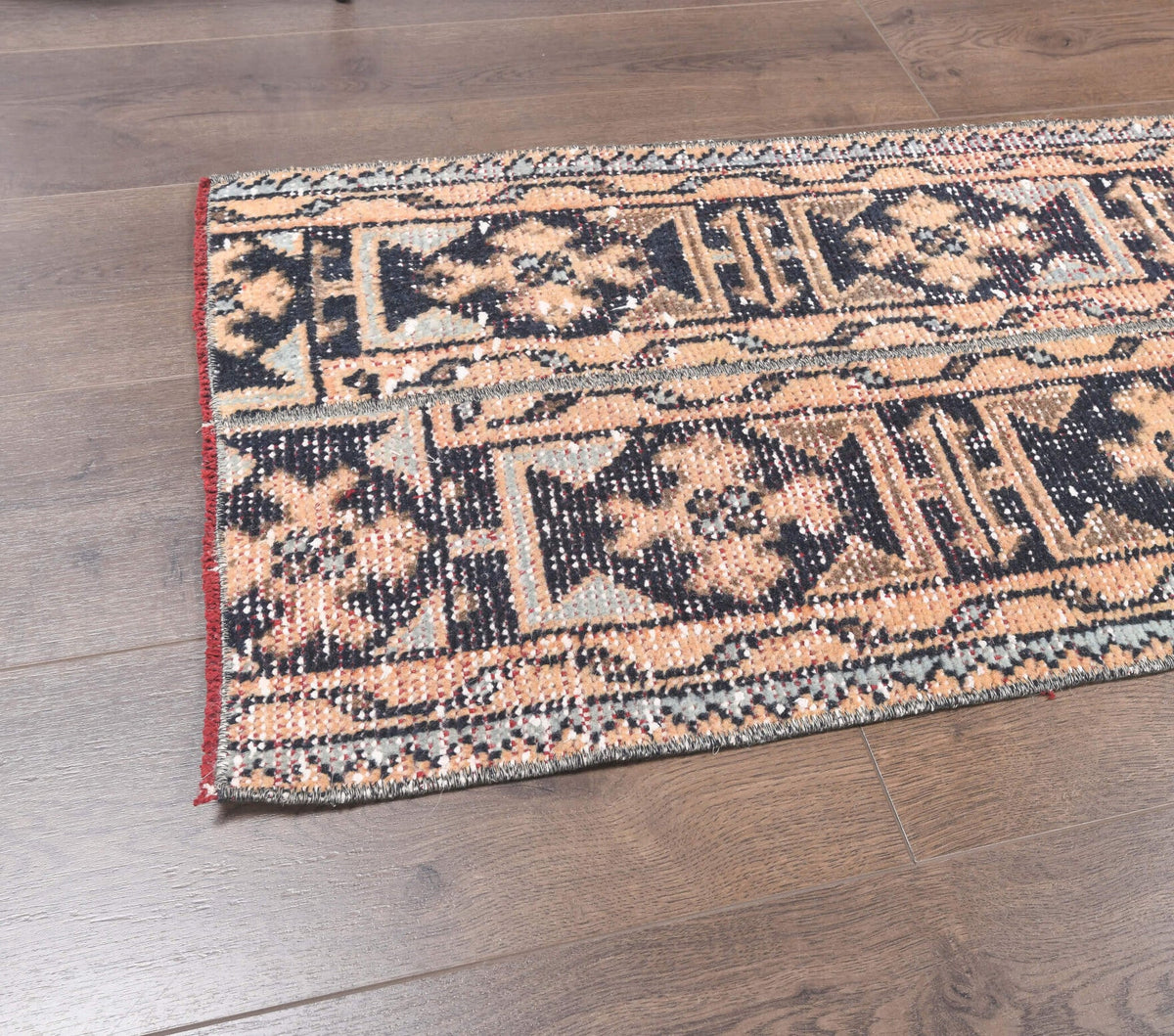 Tek parça patchwork vintage yolluk 49x317 cm (1,55 m²) – Pera Halı