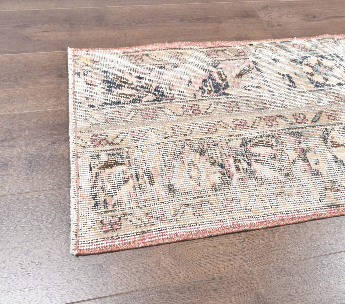Tek parça el dokuma vintage yolluk 50x304 cm (1,52 m²) – Pera Halı