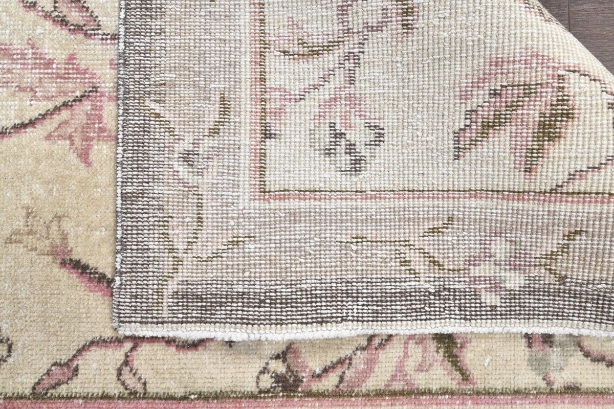 El yapımı vintage yolluk 76x348 cm çiçek desenli desenli yün - mekan görünümü