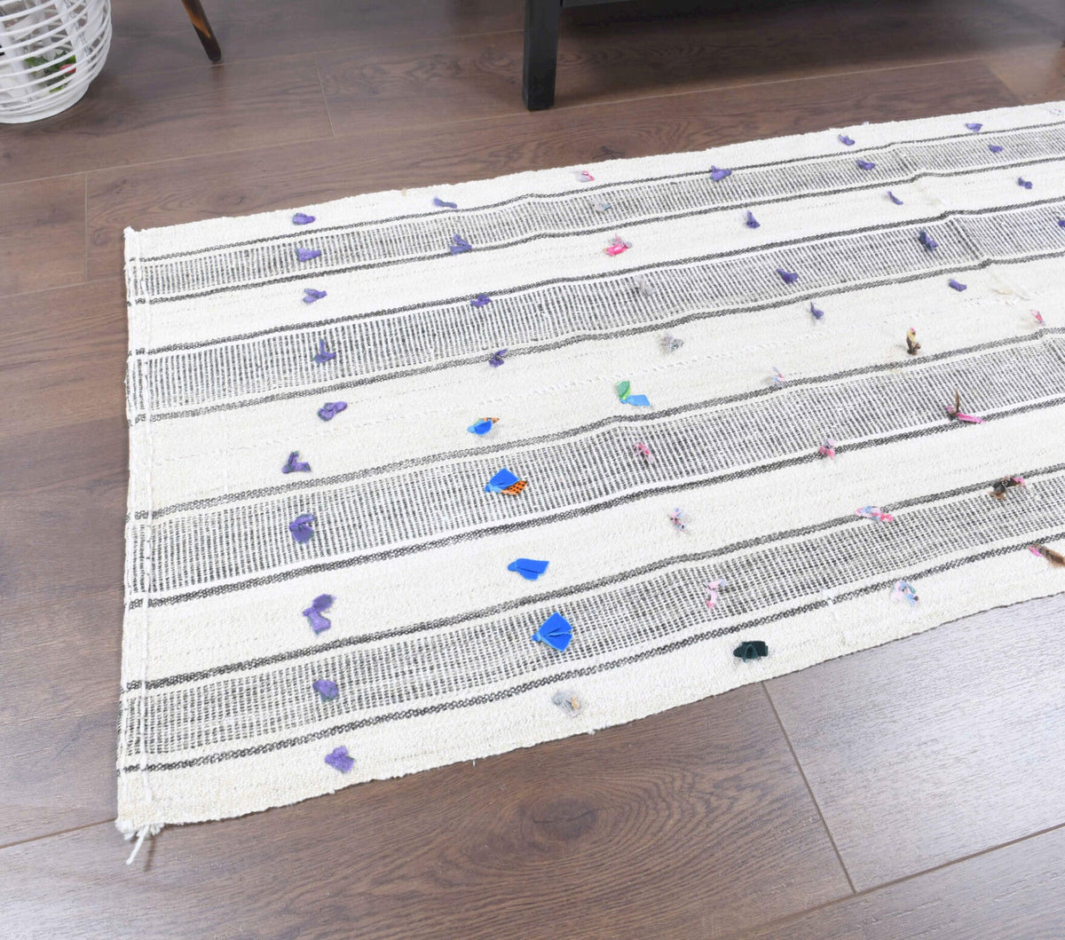 Tek parça vintage kilim yolluk 66x187 cm (1,23 m²) – Pera Halı