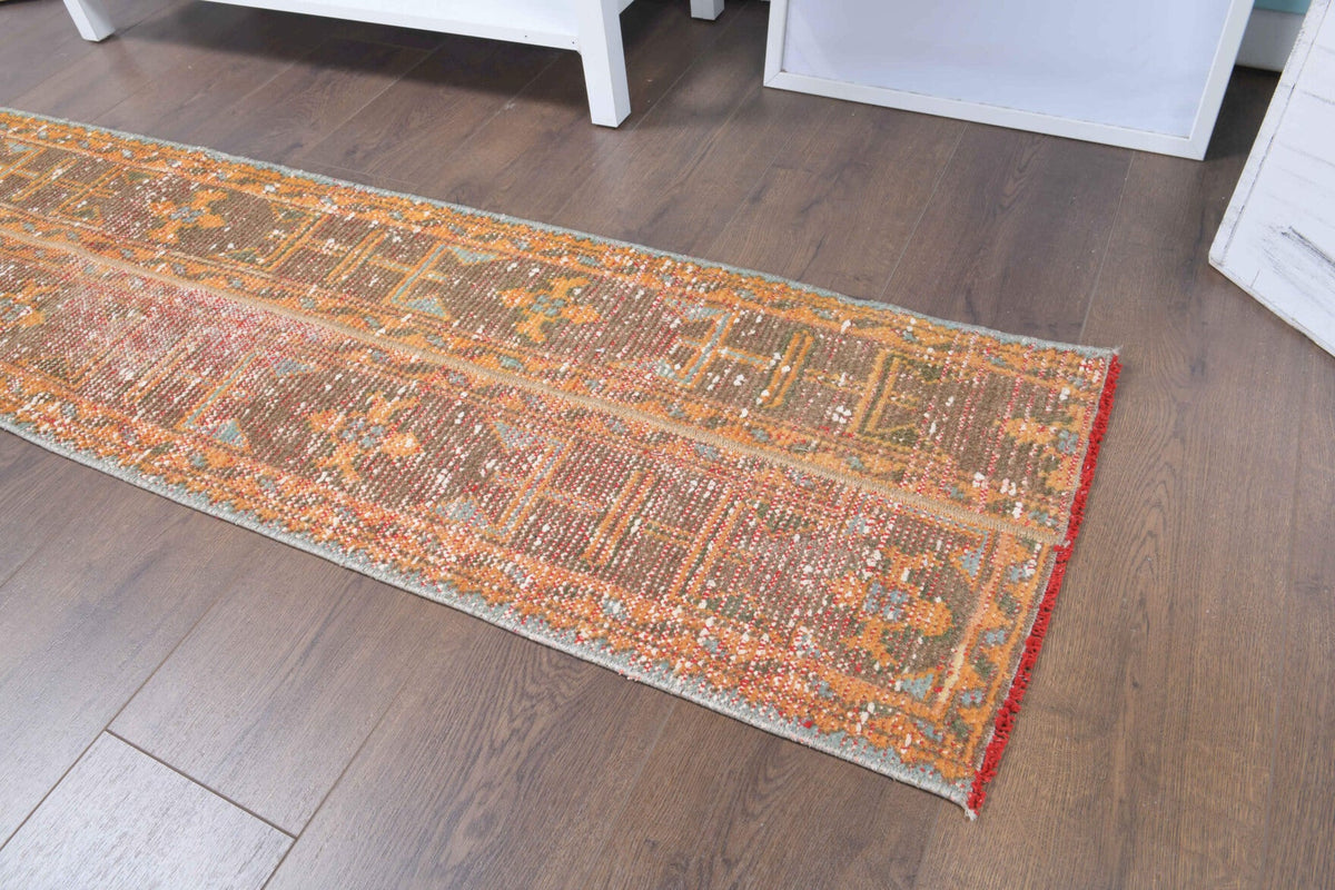 Tek parça patchwork vintage yolluk 45x216 cm (0,97 m²) – Pera Halı