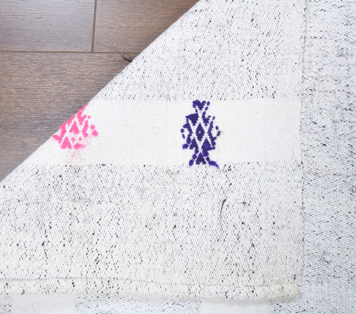 2x7 Wool Vintage Flatweave Runner Rug