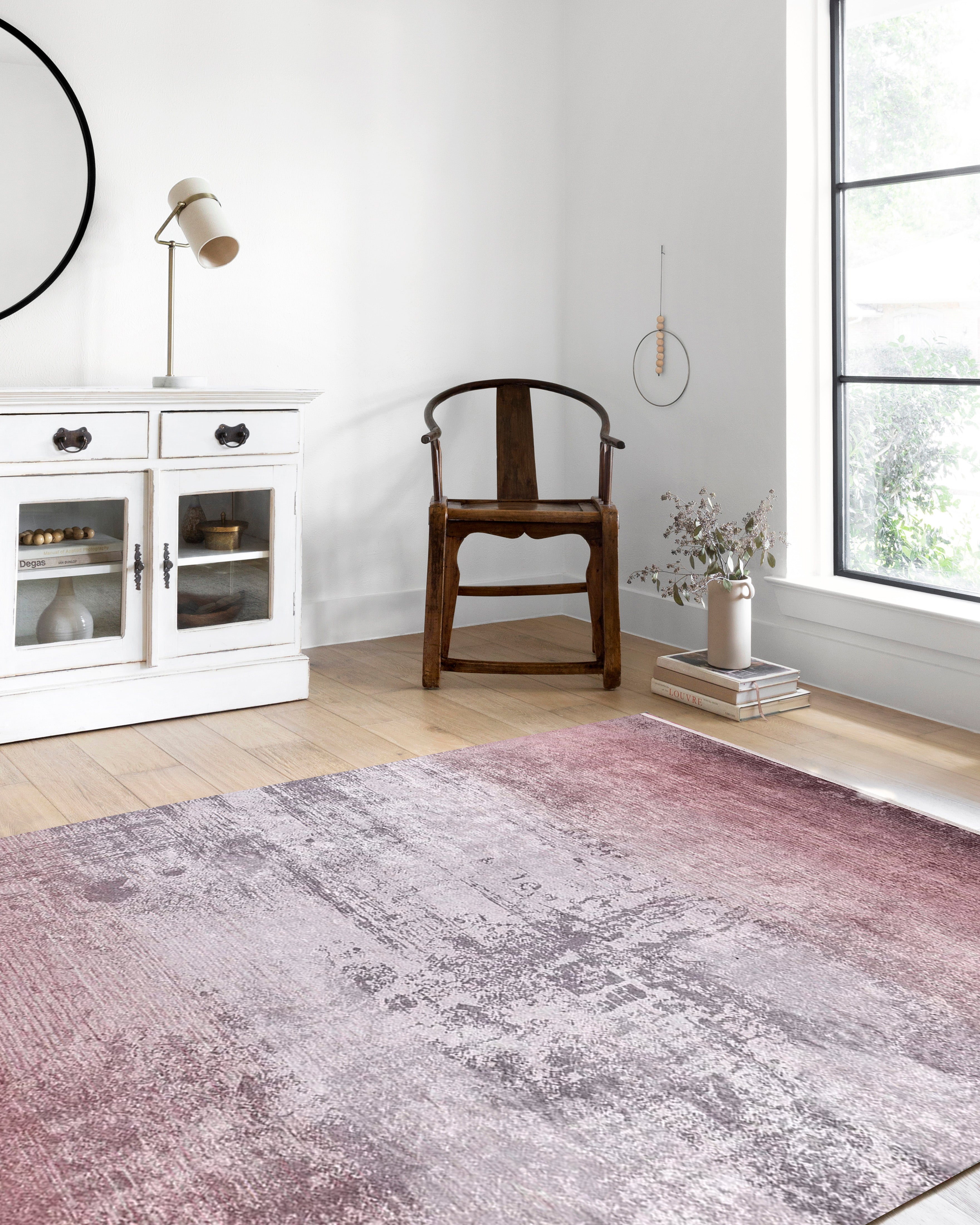 Kırmızı Pembe Modern Halı