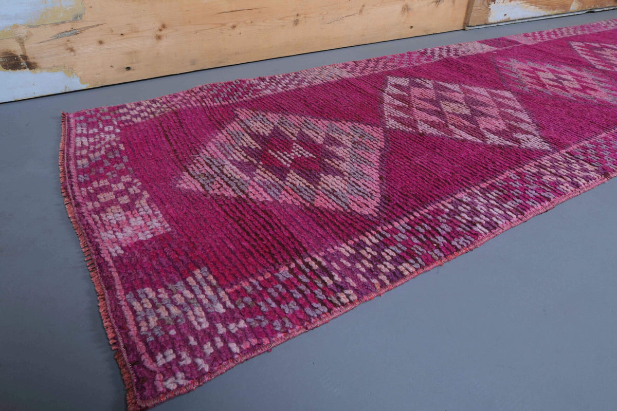 Tek parça el dokuma vintage yolluk 78x302 cm (2,36 m²) – Pera Halı