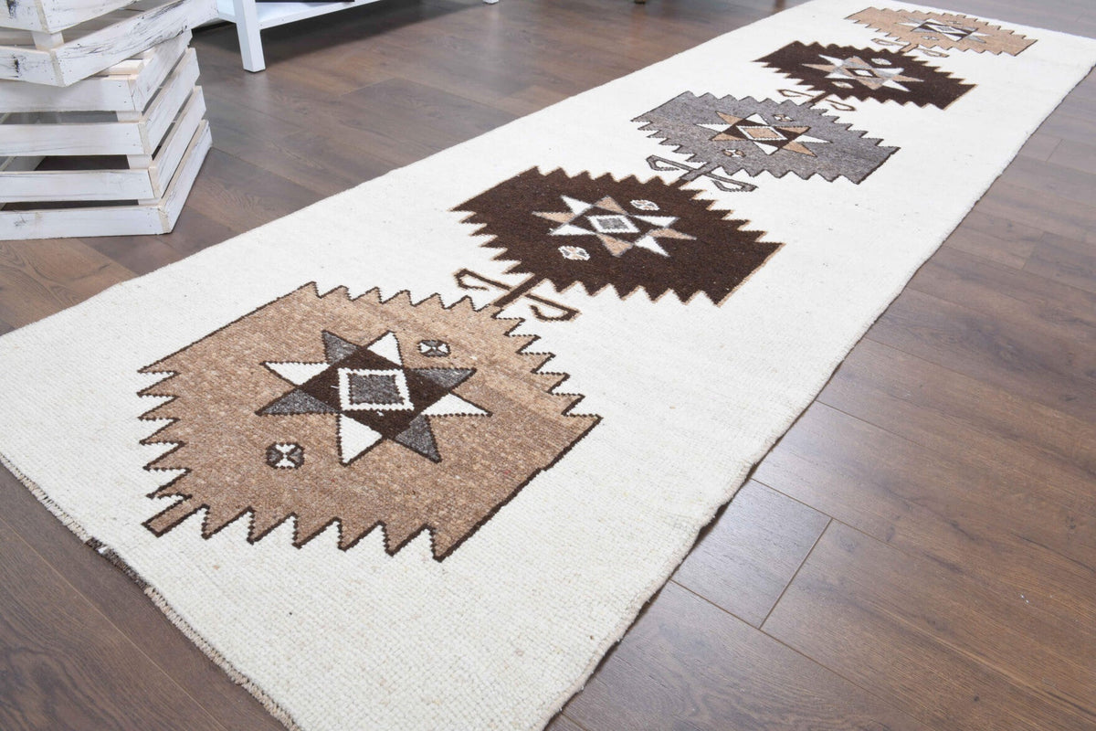 2,89 m² el dokuma vintage yolluk – Anadolu, 1970'ler