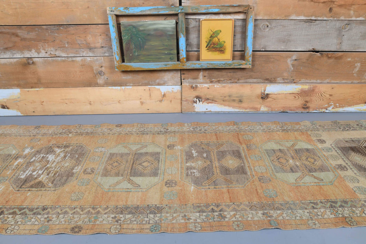Vintage Orange Runner Rug