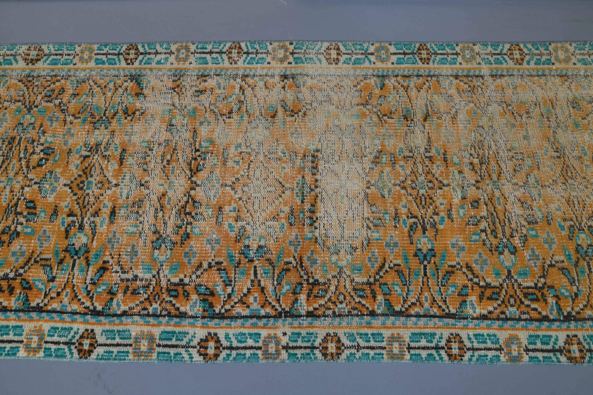 Tek parça el dokuma vintage yolluk 80x330 cm (2,64 m²) – Pera Halı
