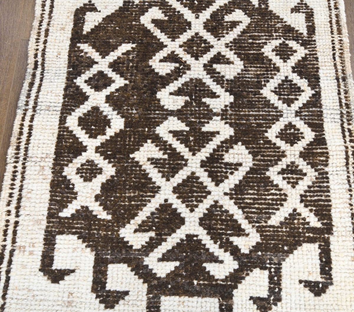 Vintage White Runner Rug