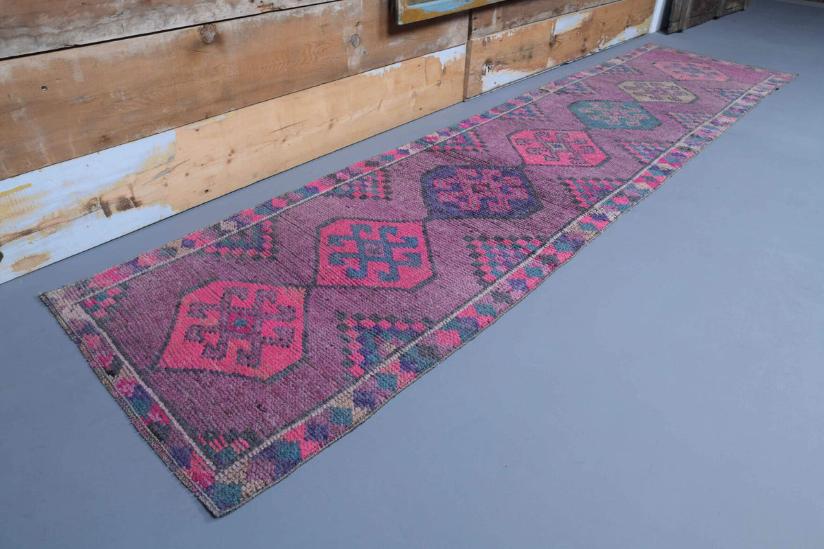 Oushak Vintage Runner Rug