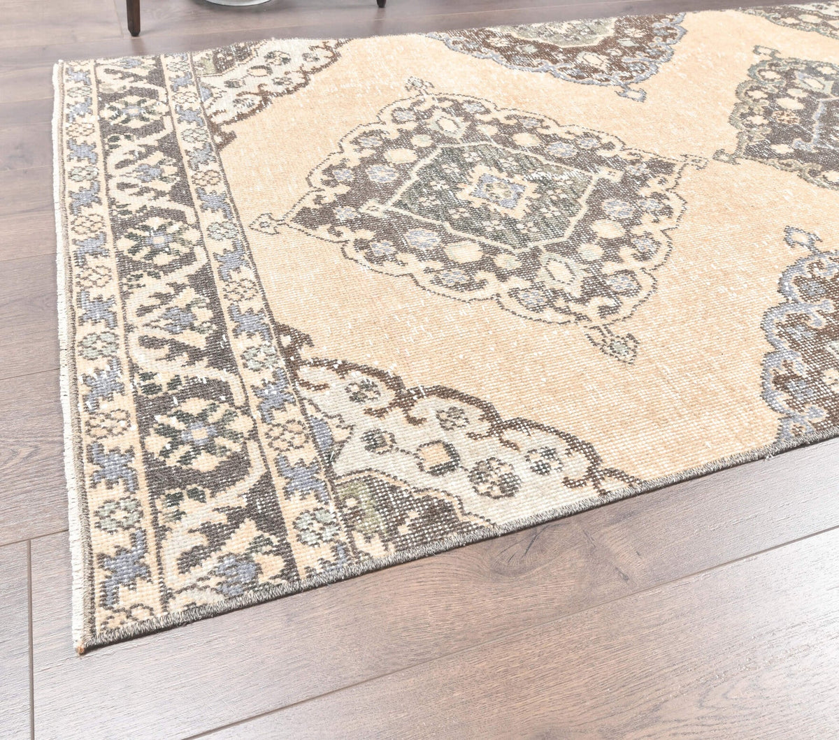 Tek parça el dokuma vintage yolluk 98x380 cm (3,72 m²) – Pera Halı