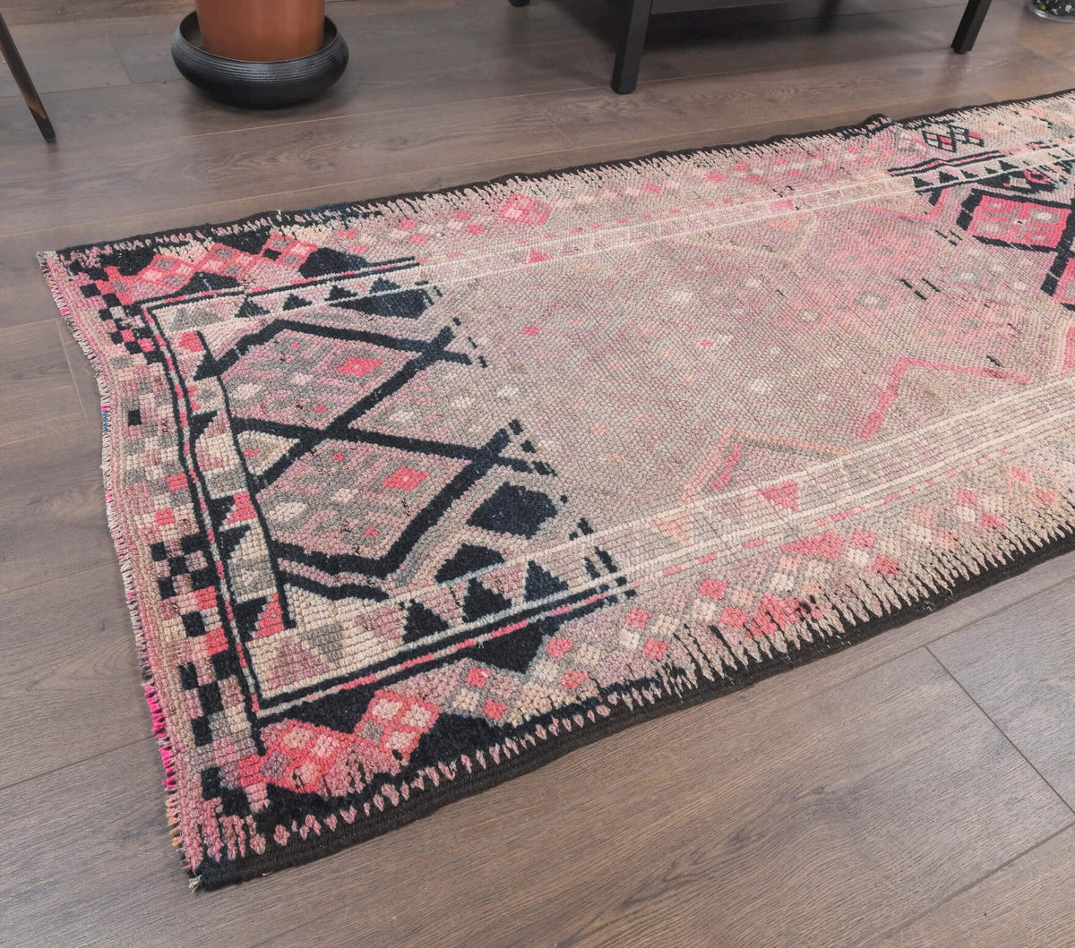 Tek parça el dokuma vintage yolluk 85x385 cm (3,27 m²) – Pera Halı