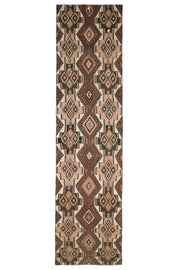 3x14 Wool Vintage Anatolian Runner Rug