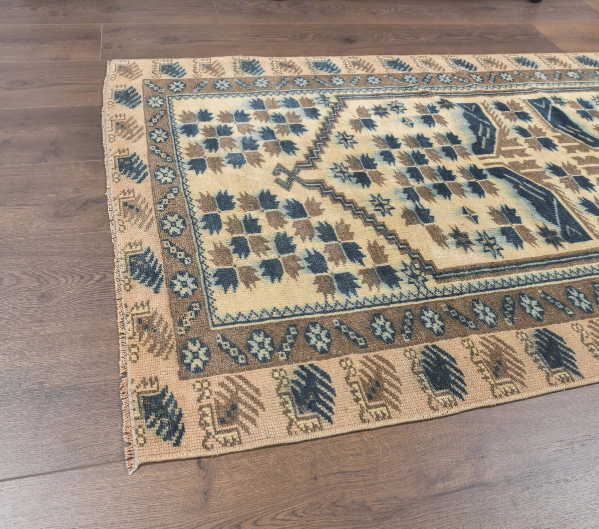 Tek parça el dokuma vintage halı 95x172 cm (1,63 m²) – Pera Halı