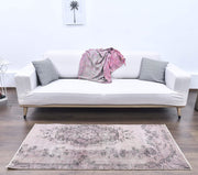 1970'lerden Anadolu kökenli çiçek desenli el dokuma vintage yolluk, 77x170 cm