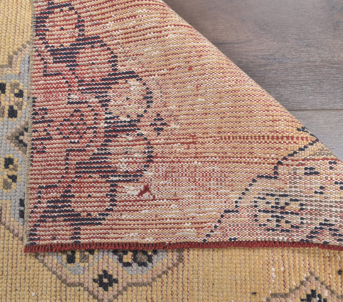 Tek parça el dokuma vintage yolluk 82x216 cm (1,77 m²) – Pera Halı