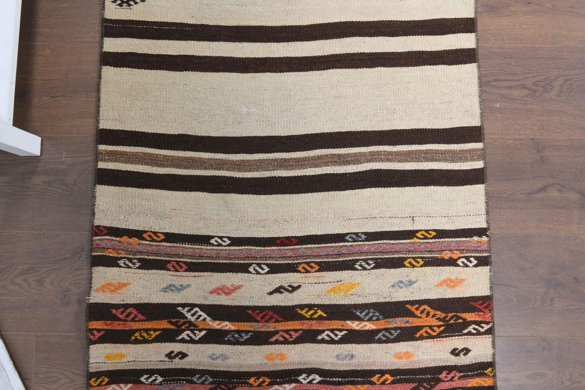 Tek parça vintage kilim yolluk 78x203 cm (1,58 m²) – Pera Halı