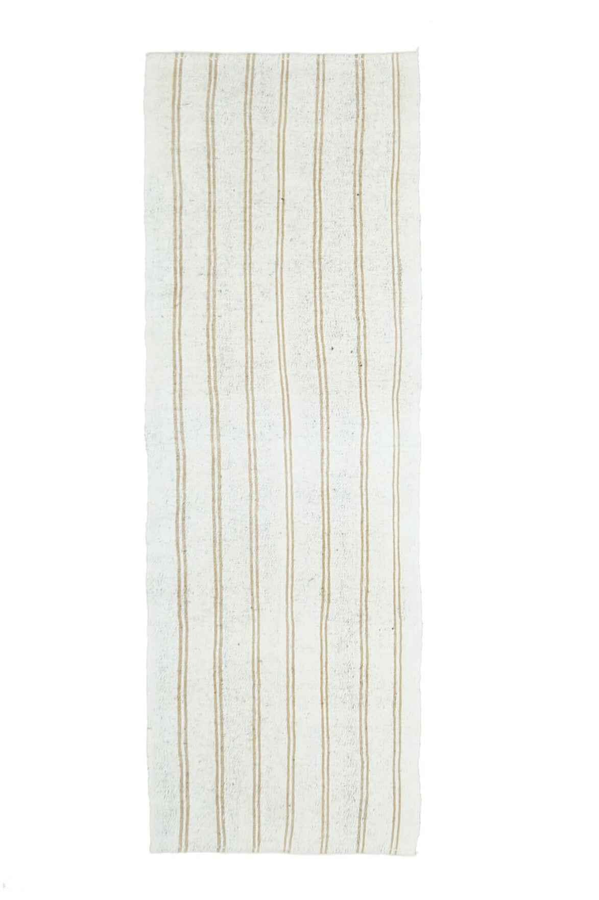 El yapımı vintage yolluk 81x244 cm çizgili desenli yün - farklı açıdan görünüm
