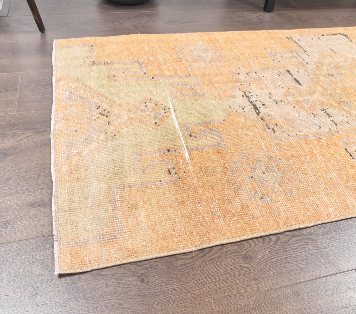 Tek parça el dokuma vintage yolluk 85x260 cm (2,21 m²) – Pera Halı