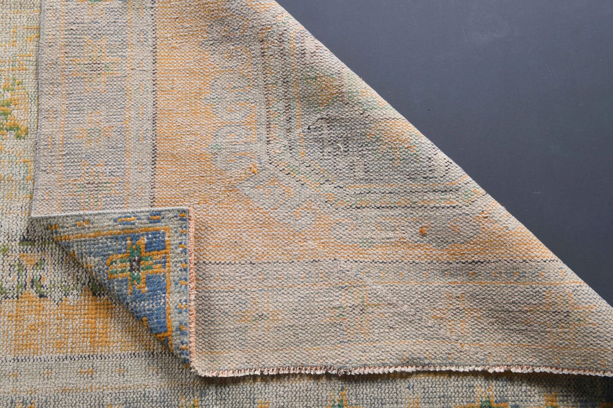 4,19 m² el dokuma vintage yolluk – Anadolu, 1960'lar