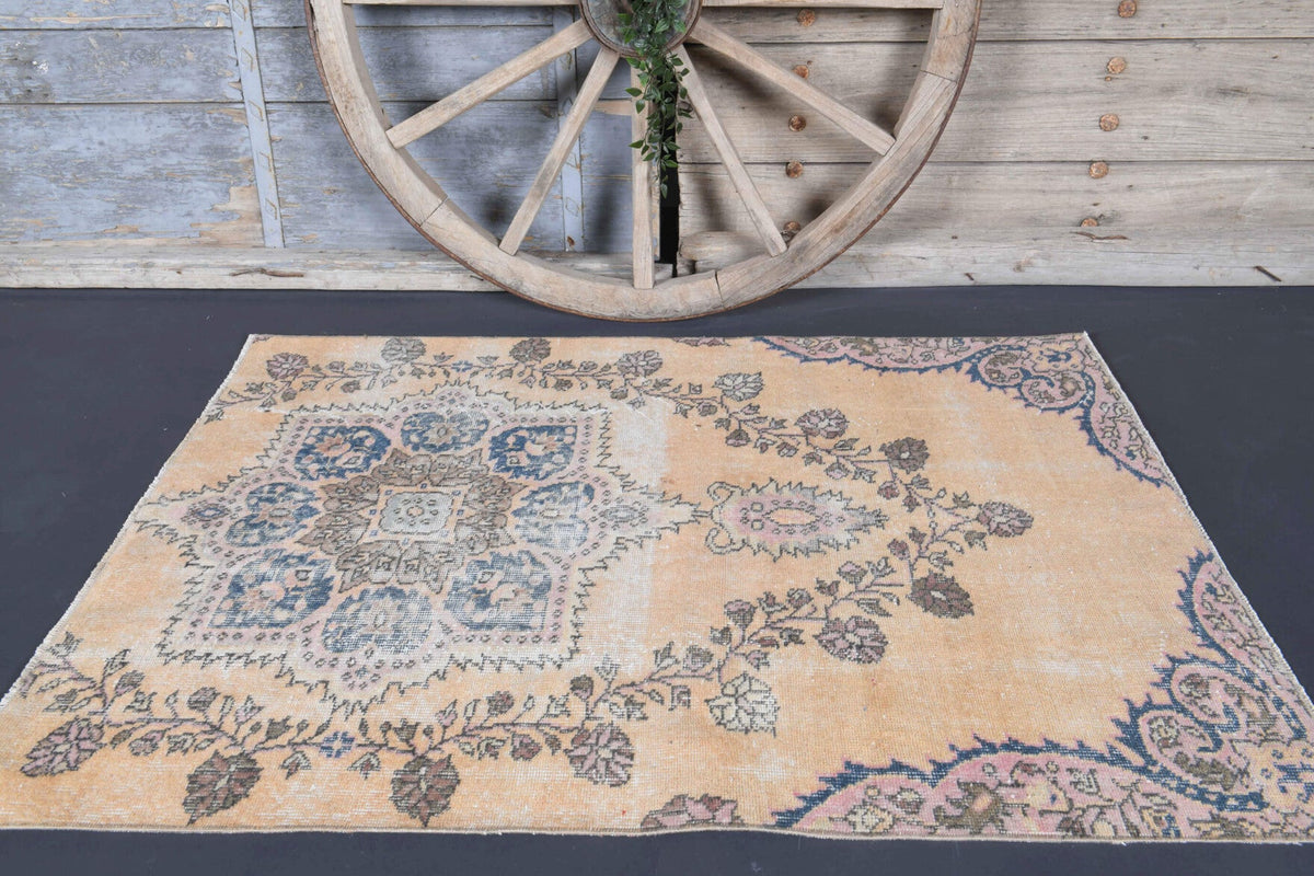 Tek parça el dokuma vintage halı 115x155 cm (1,78 m²) – Pera Halı