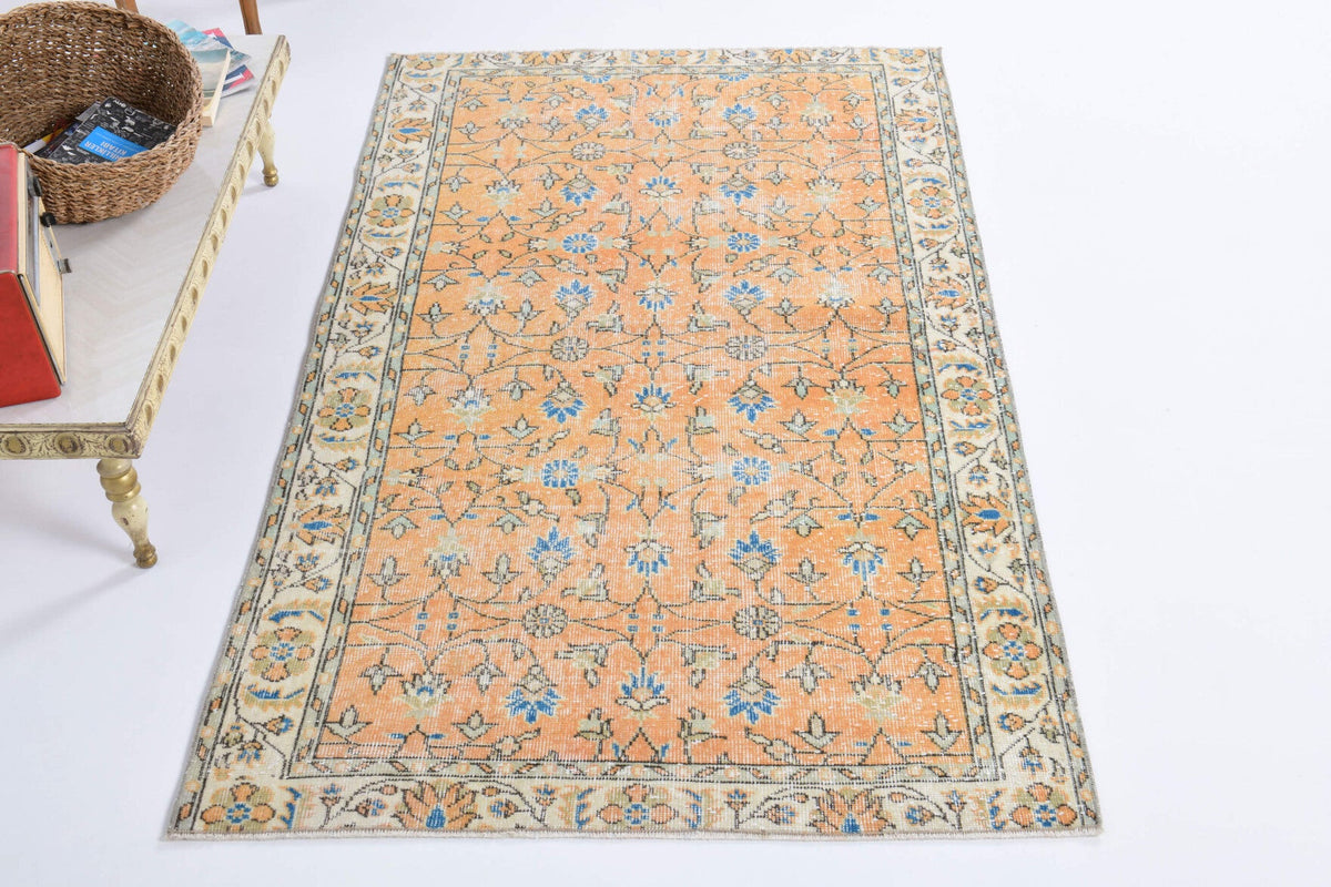 Vintage Hereke Accent Rug