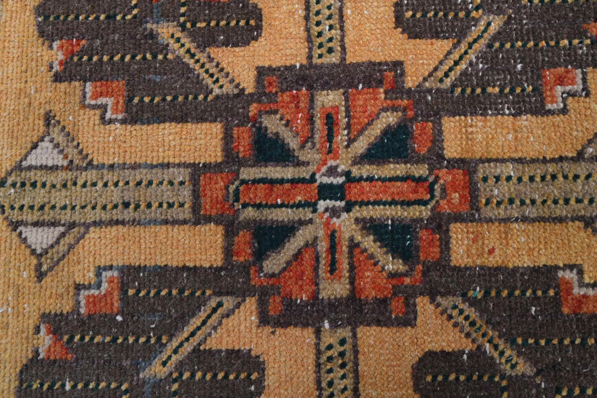 Oushak Vintage Runner Rug
