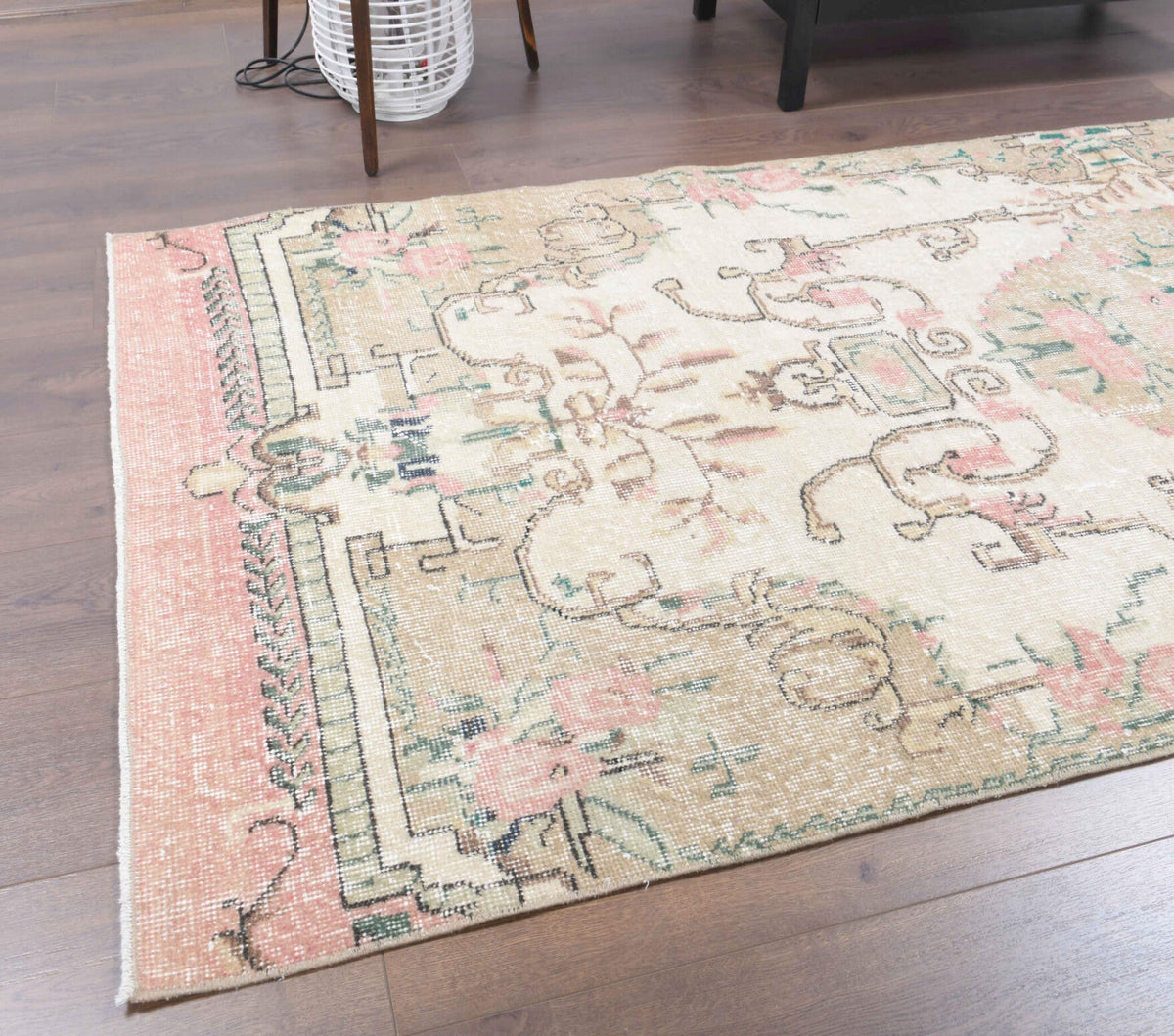 Tek parça el dokuma vintage yolluk 110x286 cm (3,15 m²) – Pera Halı