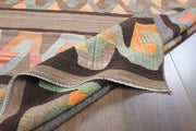 1960'lardan Anadolu kökenli kilim motifli el dokuma vintage kilim, 164x315 cm