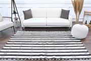 1960'lardan Anadolu kökenli kilim motifli el dokuma vintage kilim, 160x236 cm