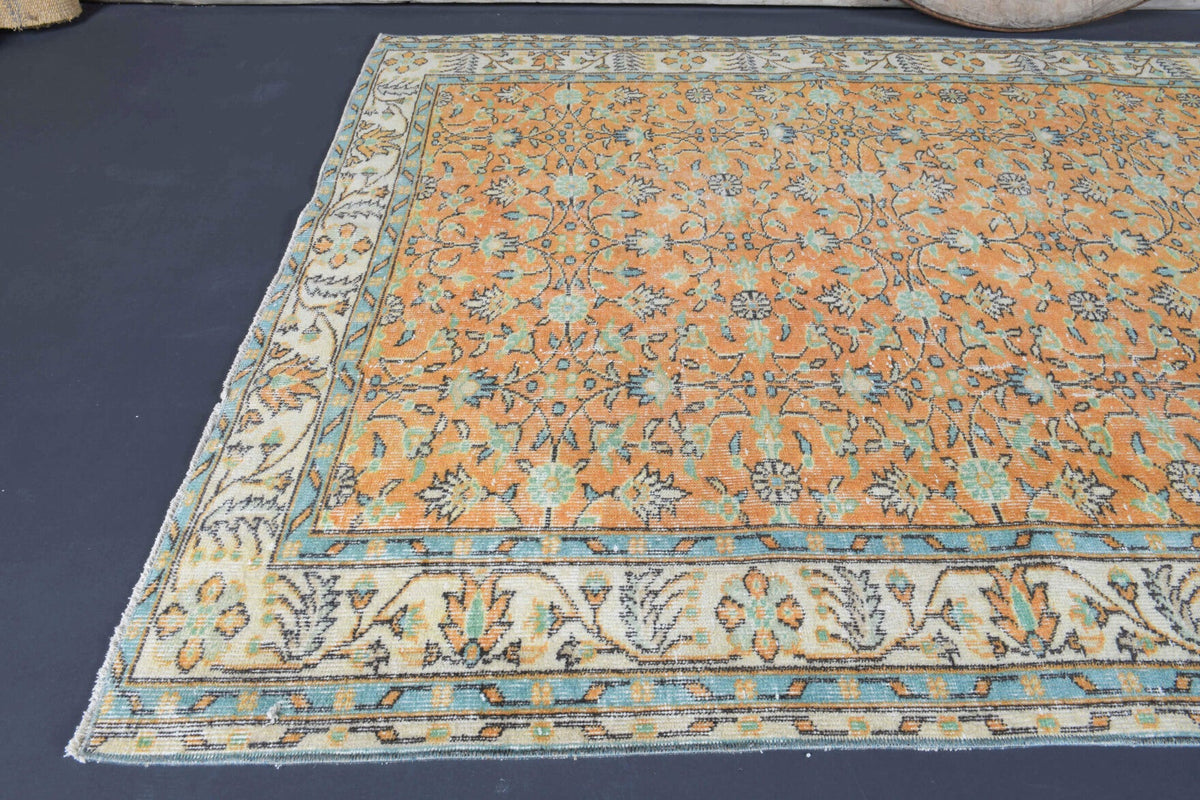 Tek parça el dokuma vintage halı 161x267 cm (4,3 m²) – Pera Halı
