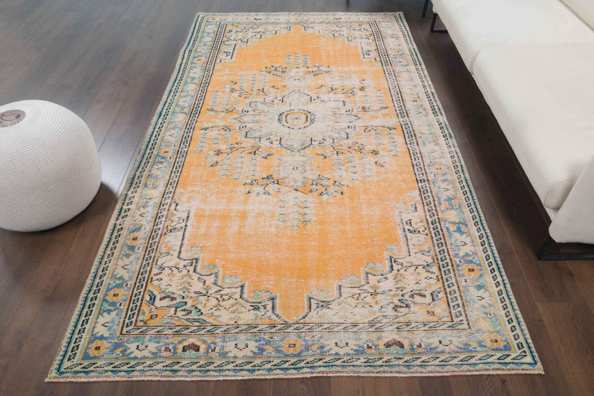 Tek parça el dokuma vintage halı 162x276 cm (4,47 m²) – Pera Halı