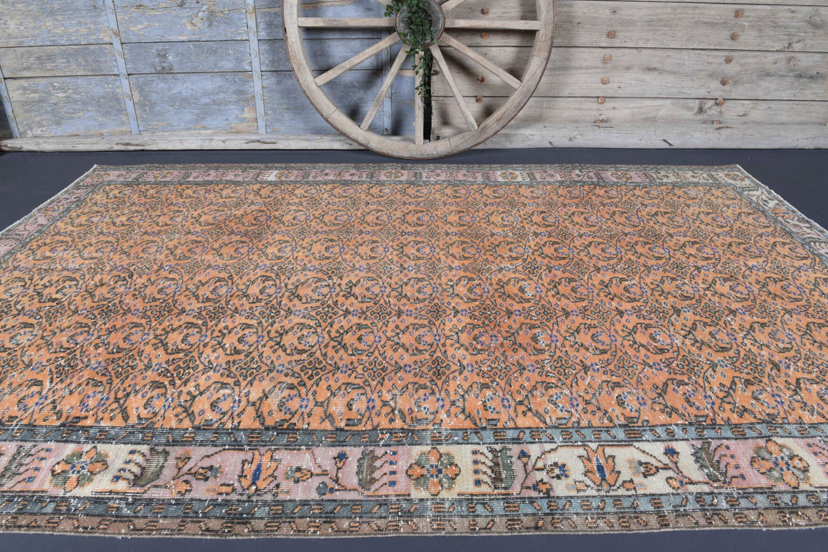 6x10 Handmade Vintage Hereke Area Rug