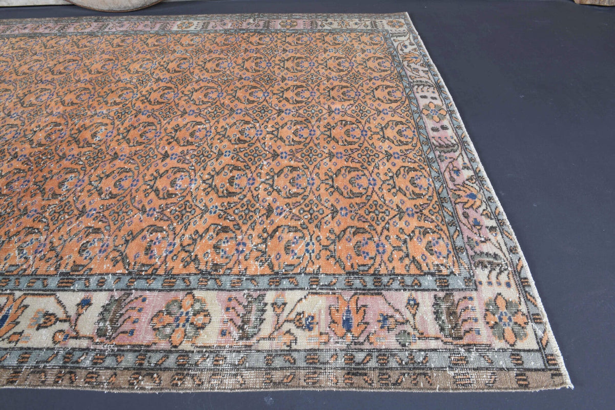 6x10 Handmade Vintage Hereke Area Rug