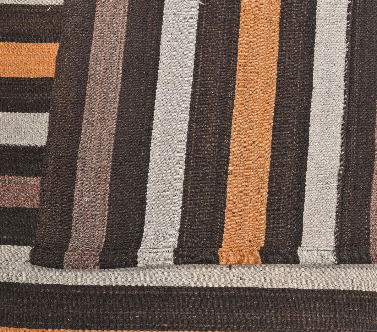Vintage Kilim Striped Area Rug