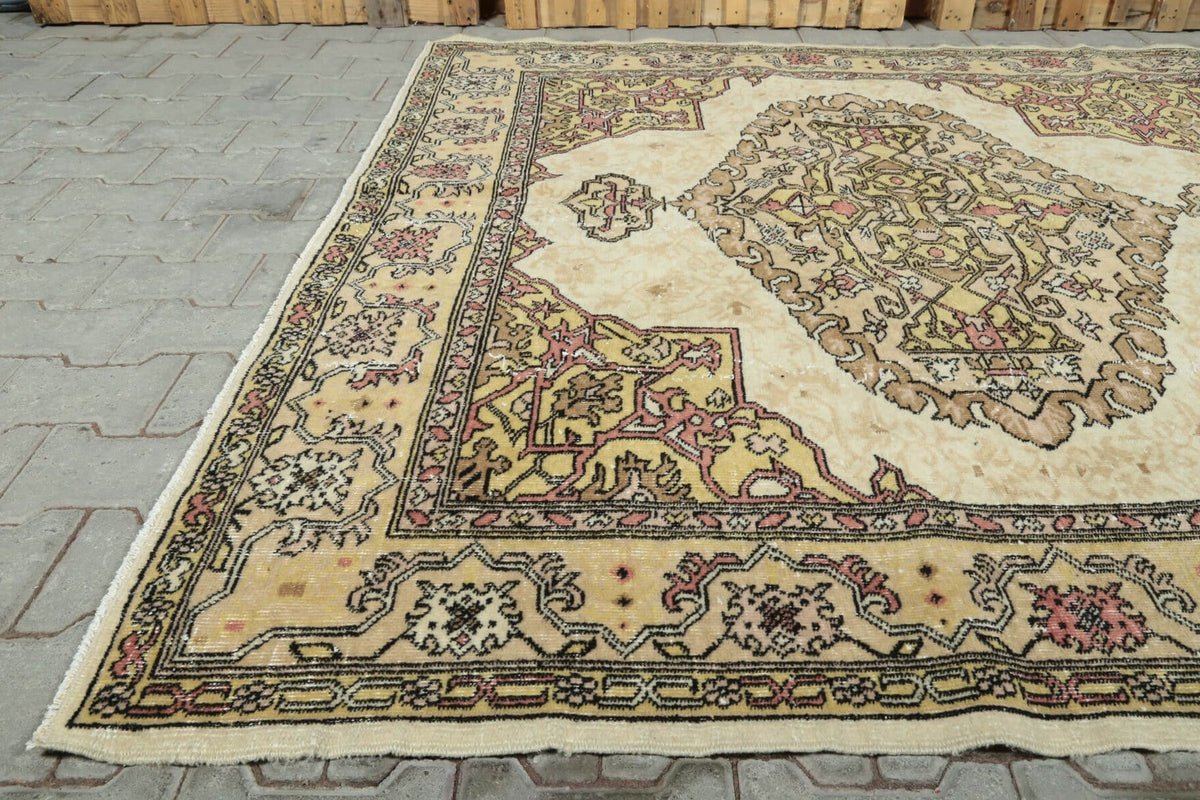 Vintage Anatolian Brown Area Rug