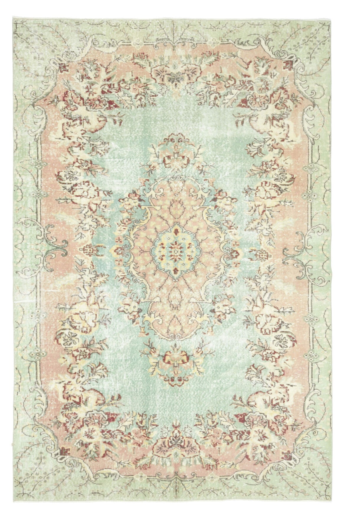 Vintage Oushak Area Rug